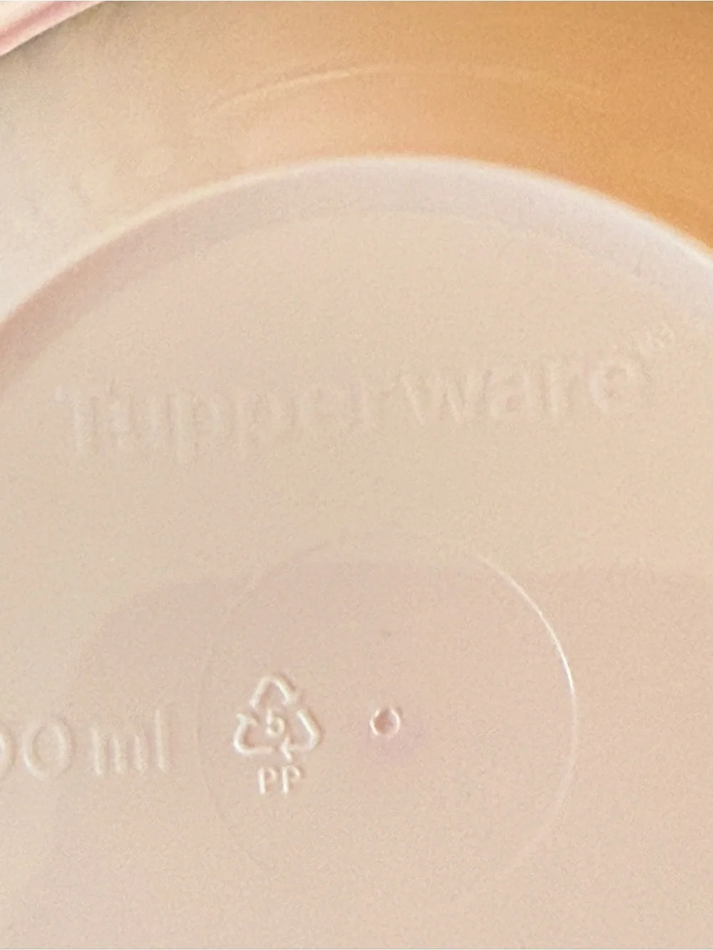Tupperware 600 mL bowl with lid